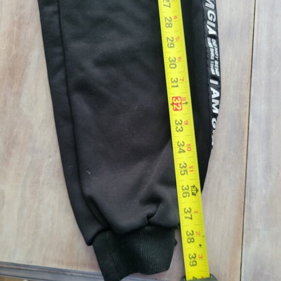 I.AM.GIA Women’s High Rise Color Block Jogger Sweatpants S Black Red Yellow - Picture 7 of 10